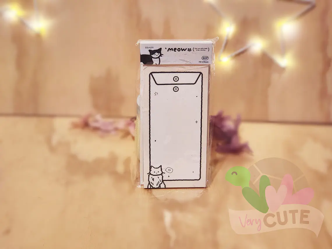 Block Notas - Meow - Tamaños 4
