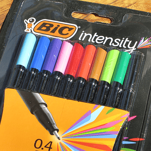 Rotulador Bic intensity 10 colores