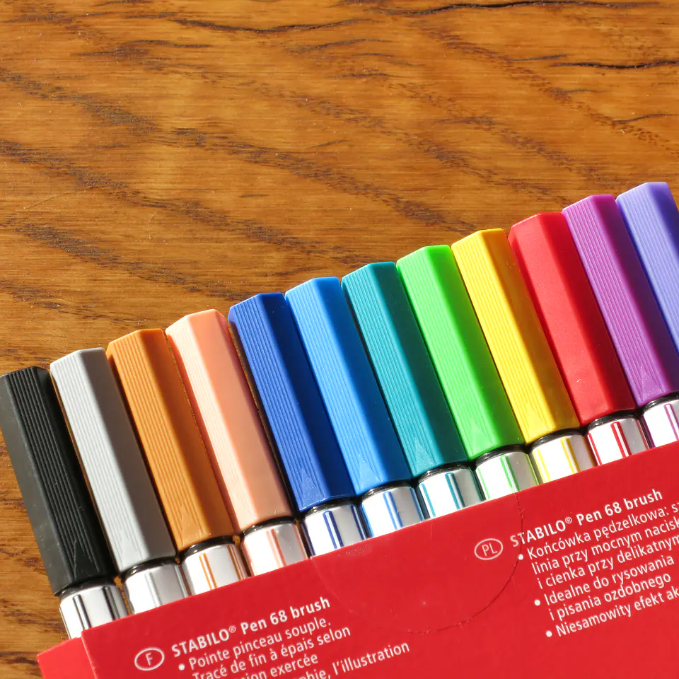 Stabilo Pen 68 Brush 12 Colores 4