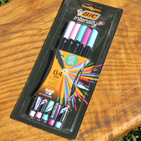Rotuladores bic intensity Pastel