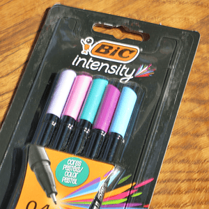 Rotuladores bic intensity Pastel