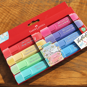 Destacadores Faber Castell Textliner pastel