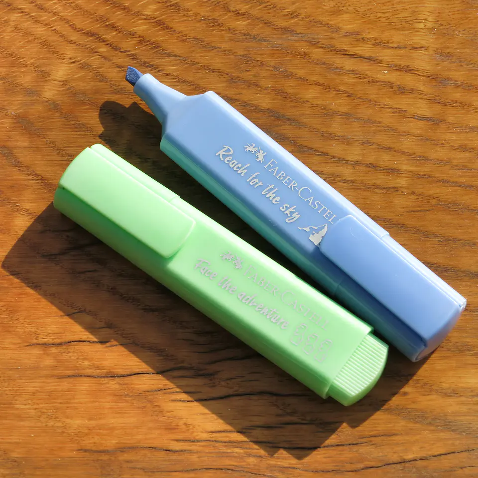 Destacadores Faber Castell Textliner pastel 3