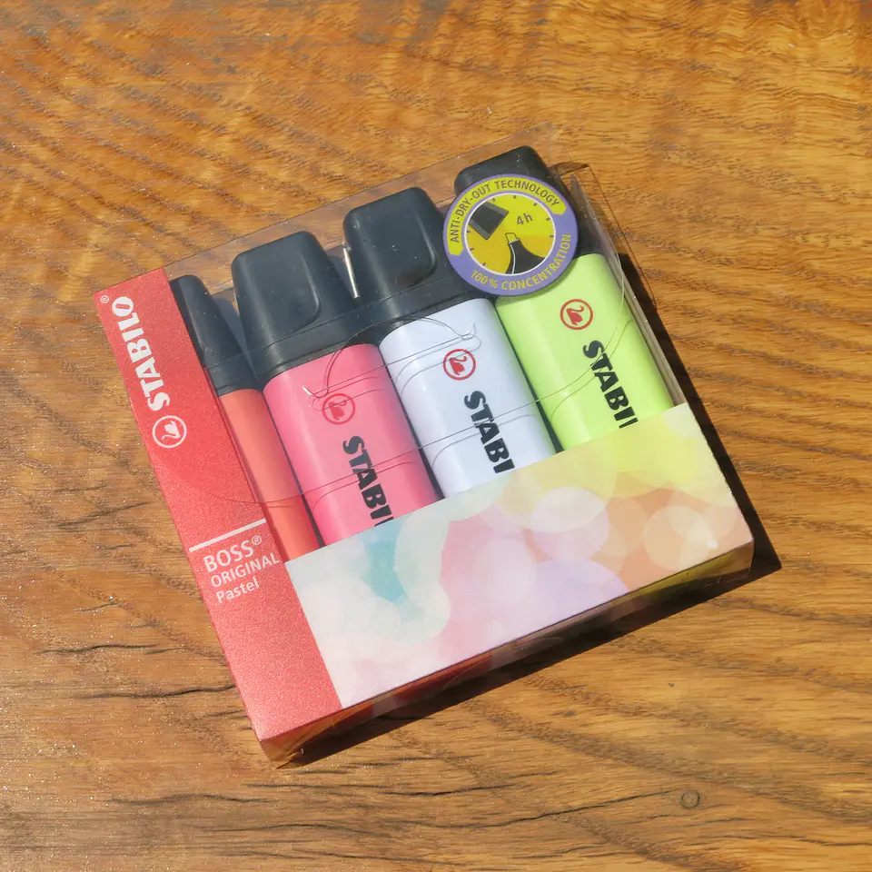 Set 4 Stabilo Boss Pastel 1