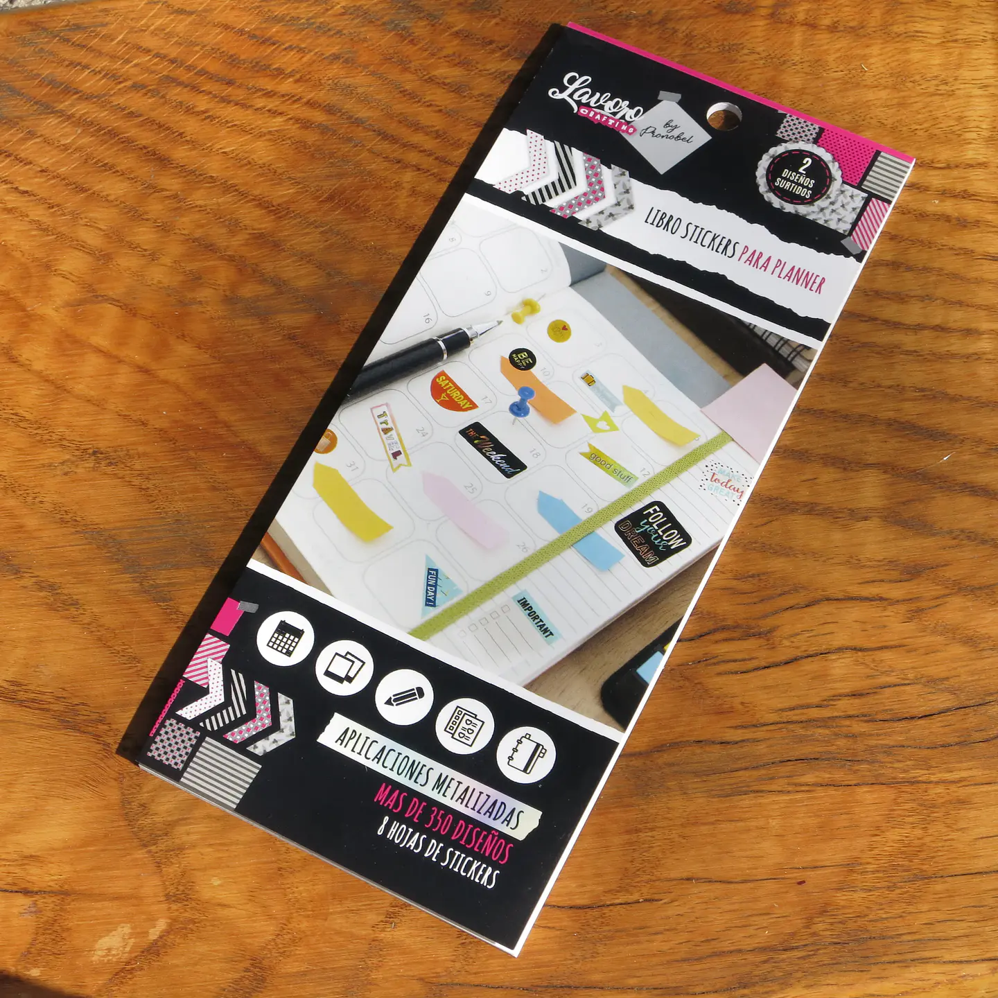 Block Stickers Planner Lavoro 8 Hojas 1