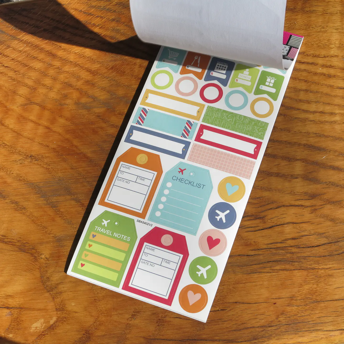 Block Stickers Planner Lavoro 8 Hojas 3
