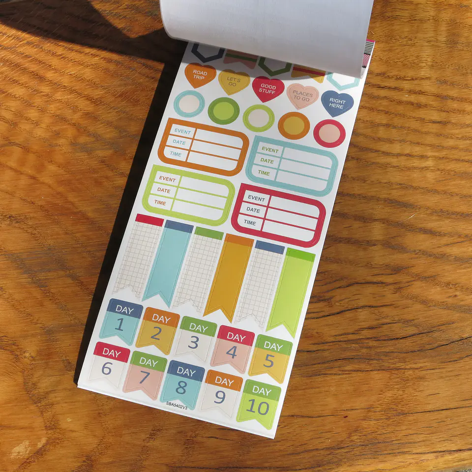 Block Stickers Planner Lavoro 8 Hojas 5