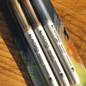 Marcadores lavoro metalizados