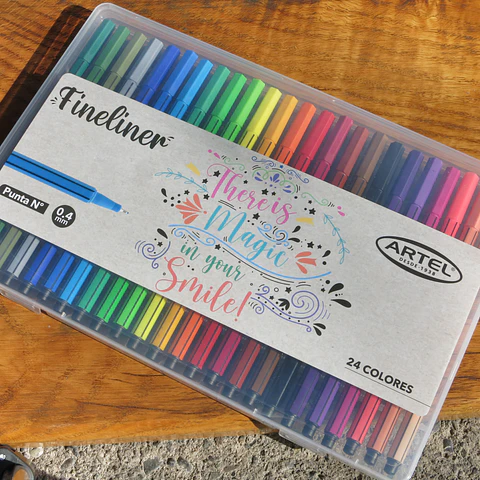 Set Fineliner Artel 24 Colores