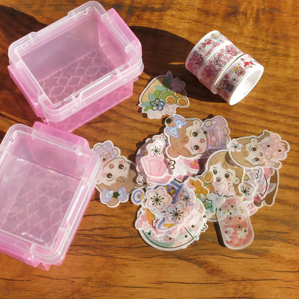 Cajas washi tape + Stickers 4