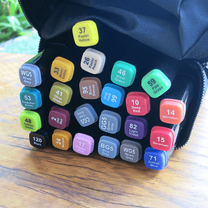 Rotuladores doble punta 24 colores