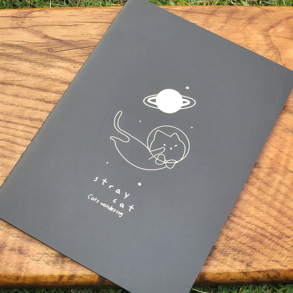 Libretas hojas negras 4