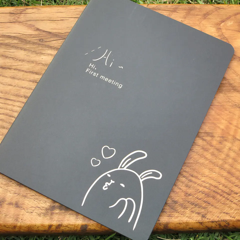 Libretas hojas negras 6