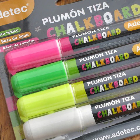 Plumón tiza Adetec