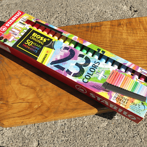 Set 23 destacadores Stabilo boss + deskset