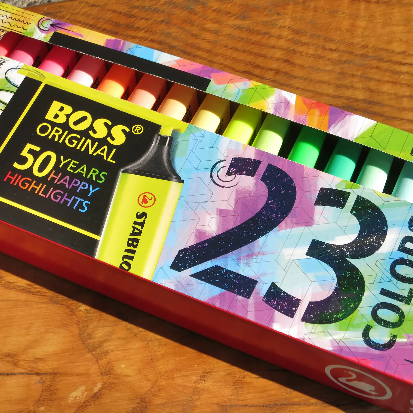 Set 23 destacadores Stabilo boss + deskset 2