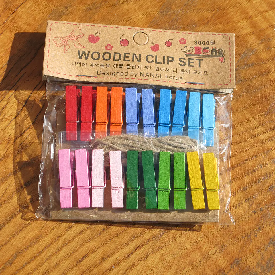 Pinzas de madera 1