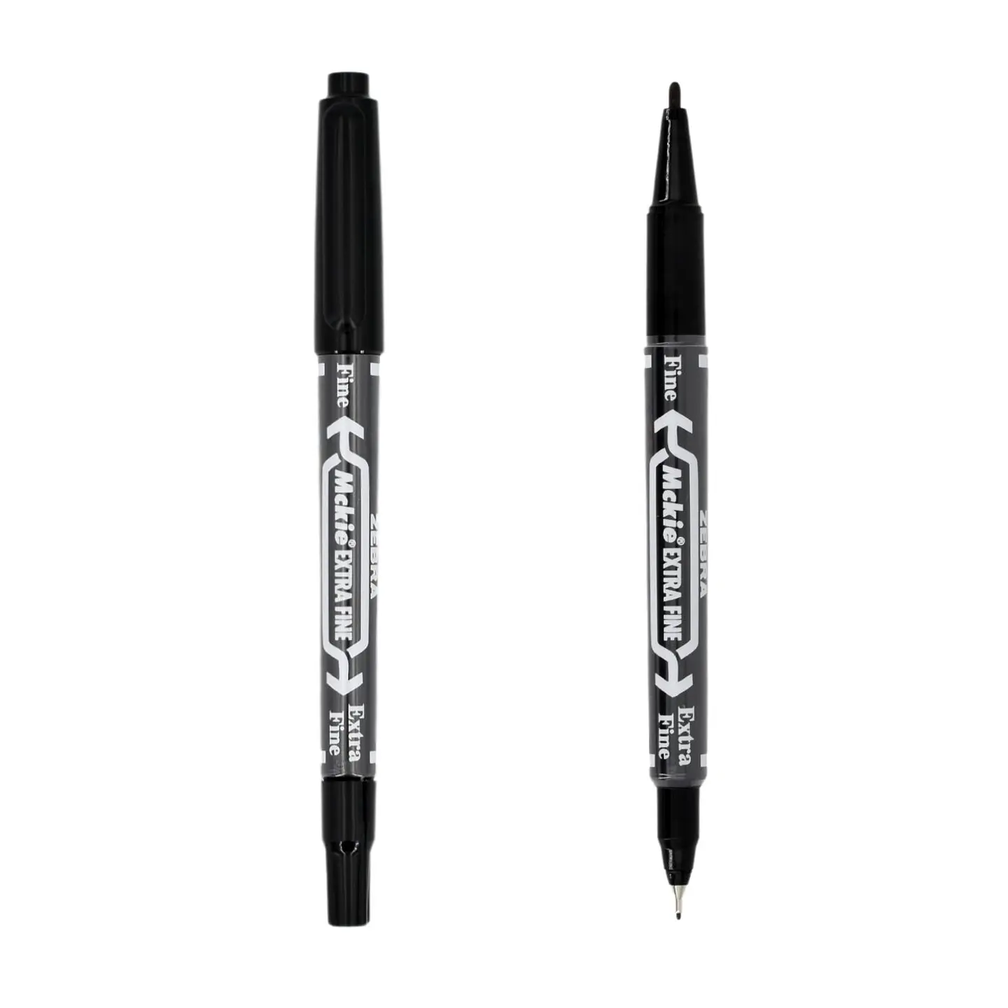 Marcador doble punta Mckie Zebra 1