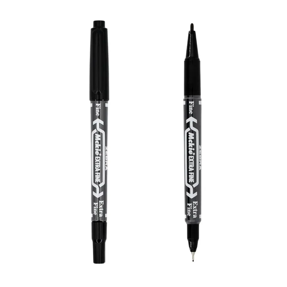 Marcador doble punta Mckie Zebra 1