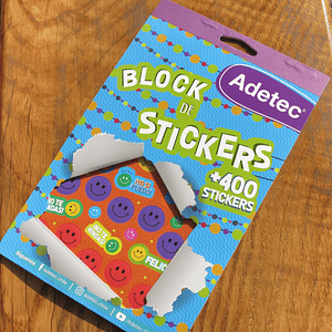 Block de stickers caritas