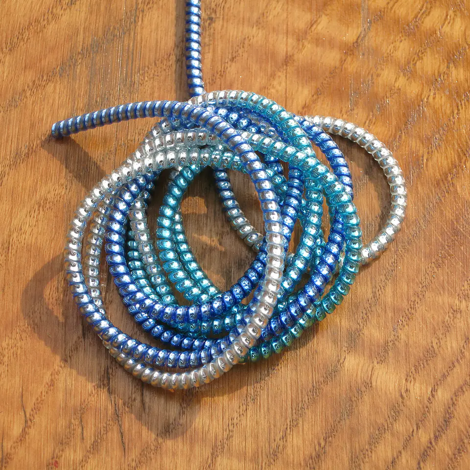Protector de cable espiral metalizados 3