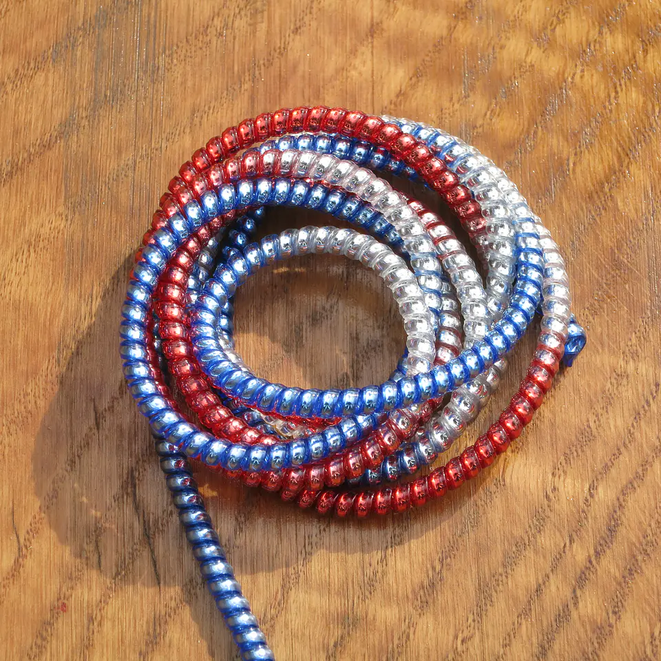 Protector de cable espiral metalizados 5