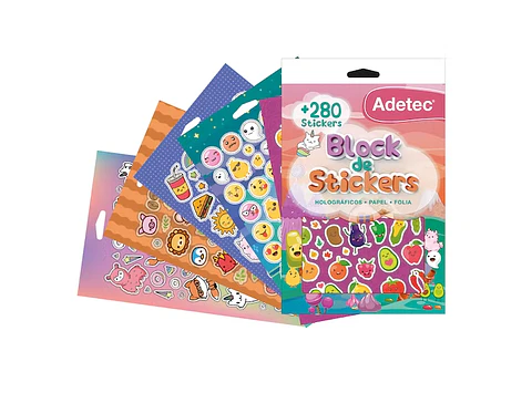 Block stickers kawaii