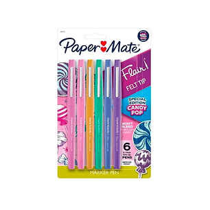 Paper mate 6 flair candy pop