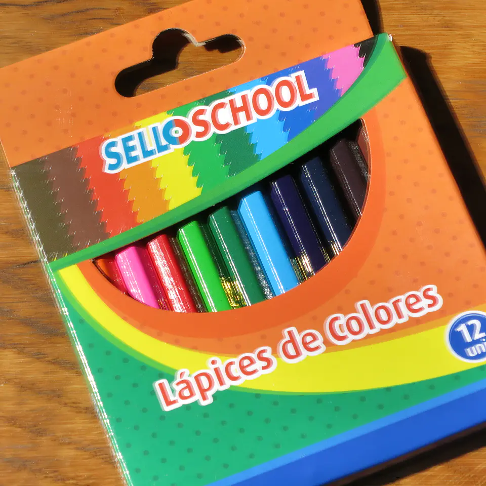 Lápices de colores cortos  3