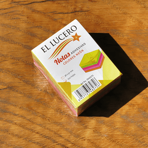 Notas adhesivas neon