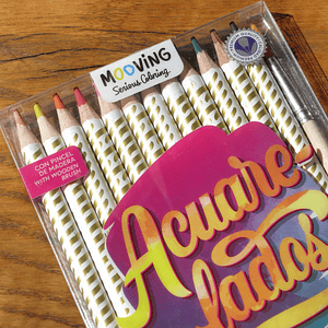 Set lápices acuarelables mooving