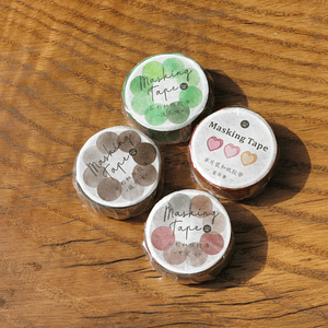 Washi tape cintas círculos