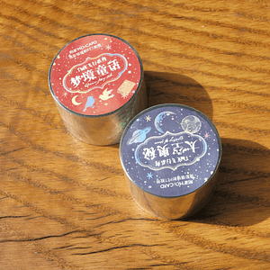 Washi tape tornasol traslucido