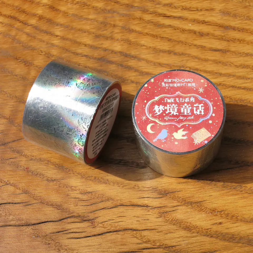 Washi tape tornasol traslucido 4