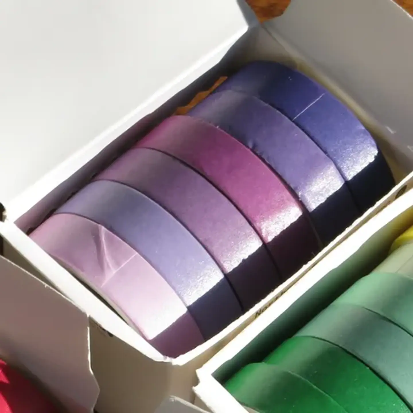 Set washi tape cinta colores 5