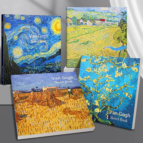 Croquera cuadrada Van Gogh