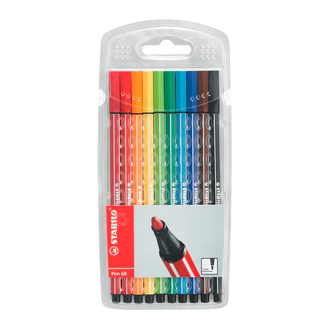 Set 10 stabilo pen 68
