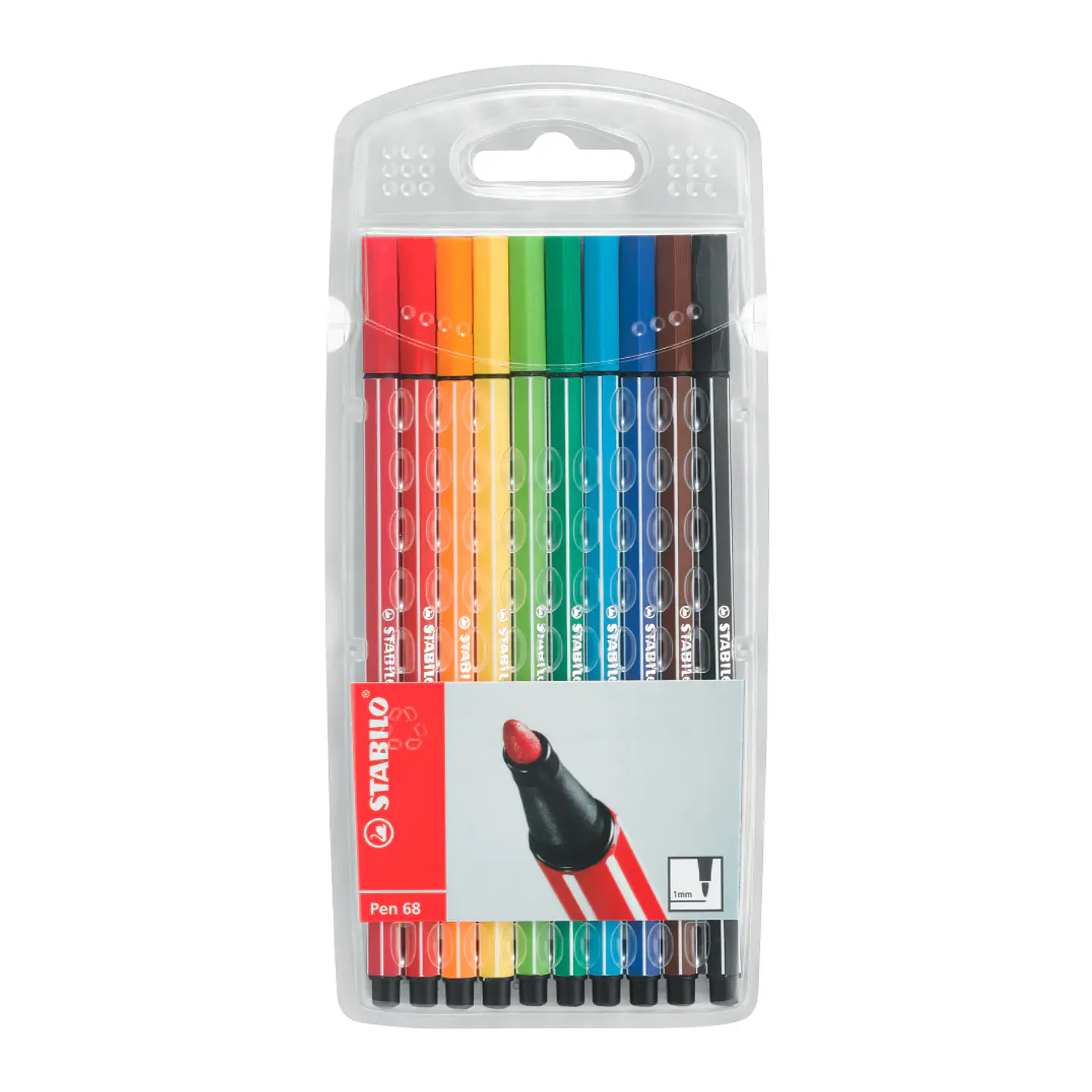 Set 10 stabilo pen 68 1