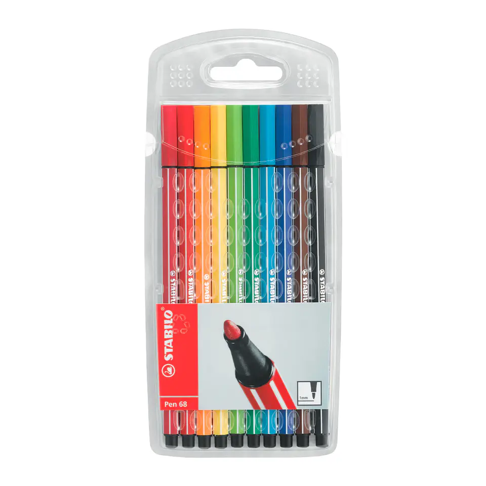 Set 10 stabilo pen 68 1