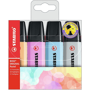 Set 4 Stabilo boss pastel