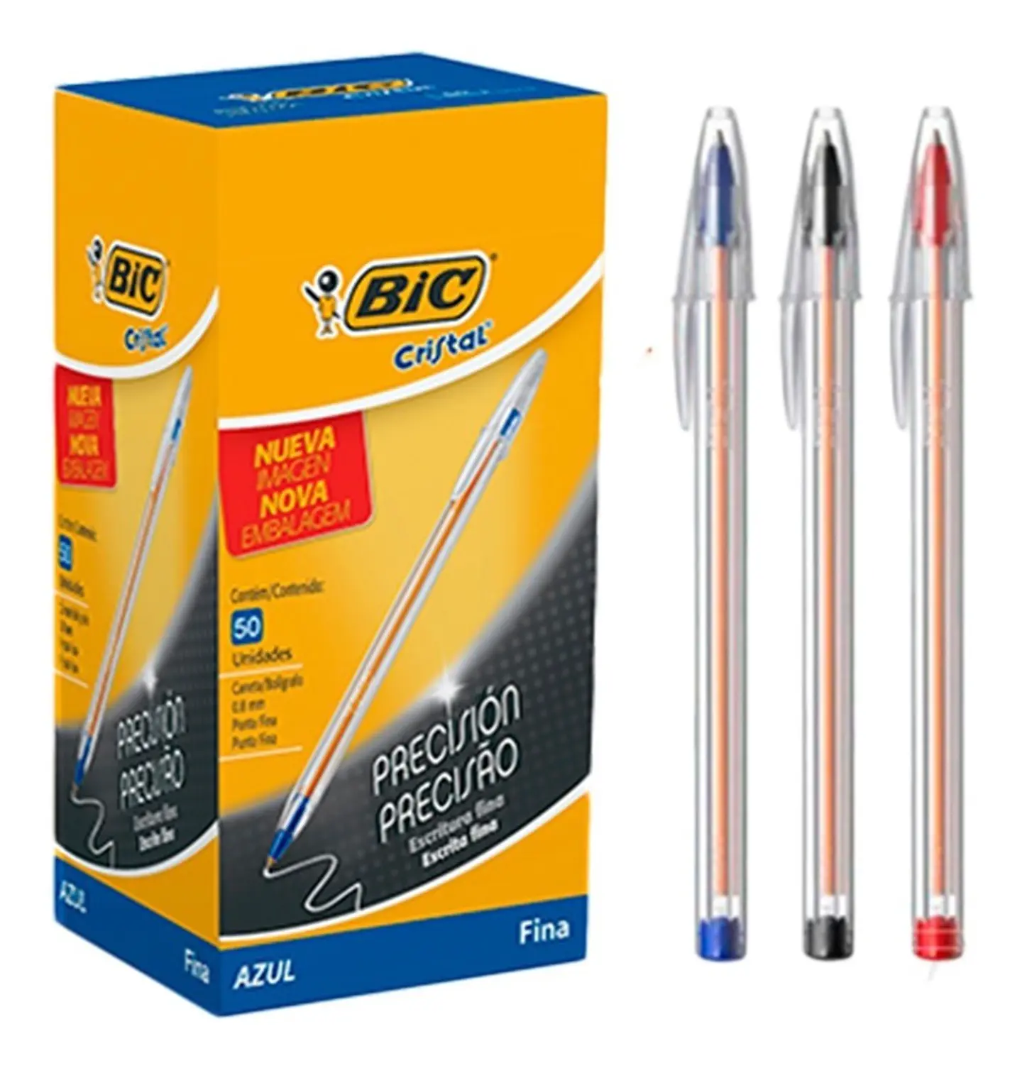Lapiz pasta Bic punta fina 1