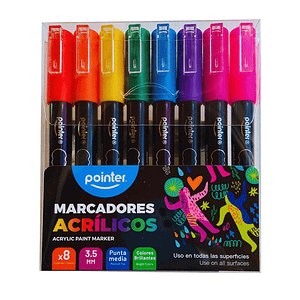 Marcadores acrilicos 