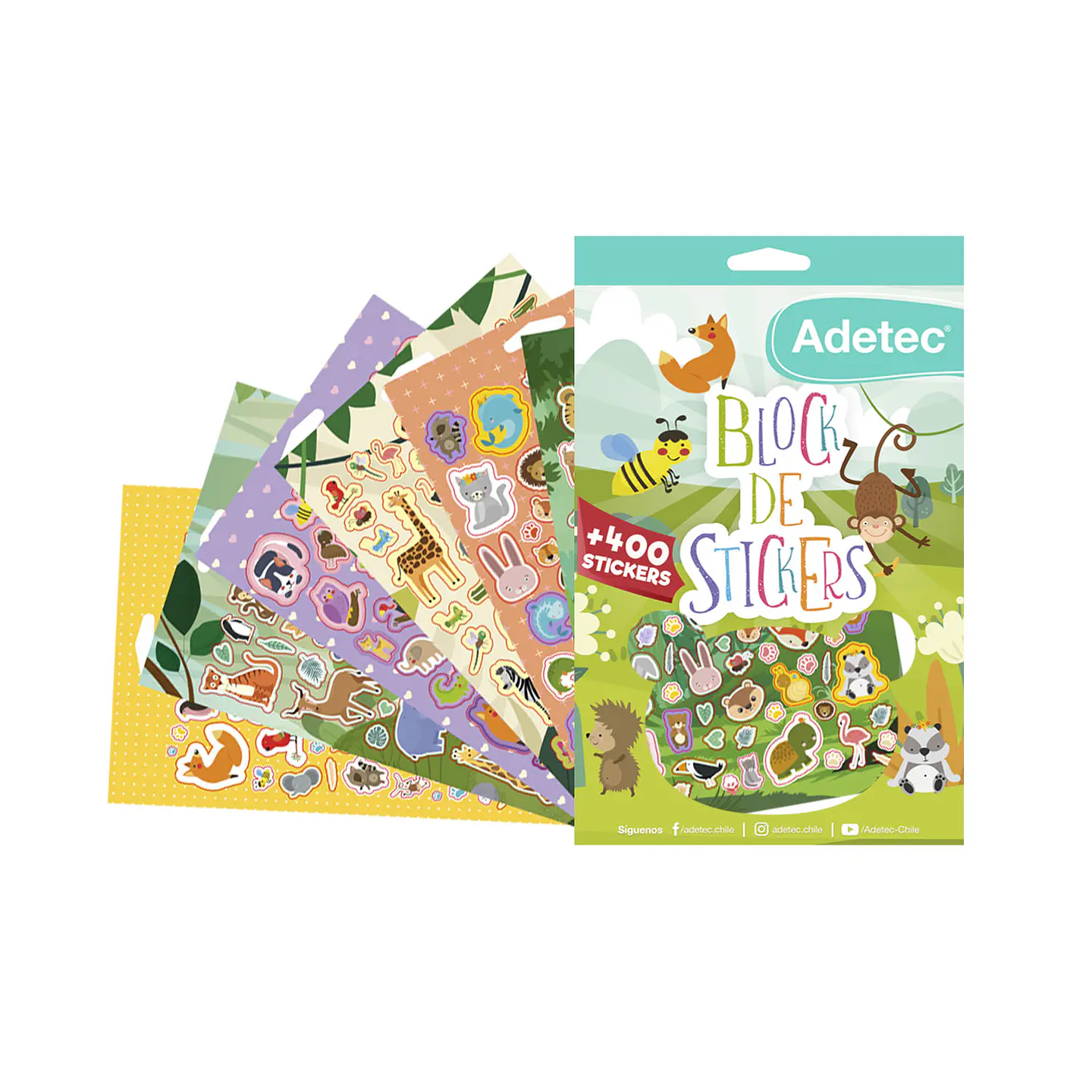 Block stickers animales 1