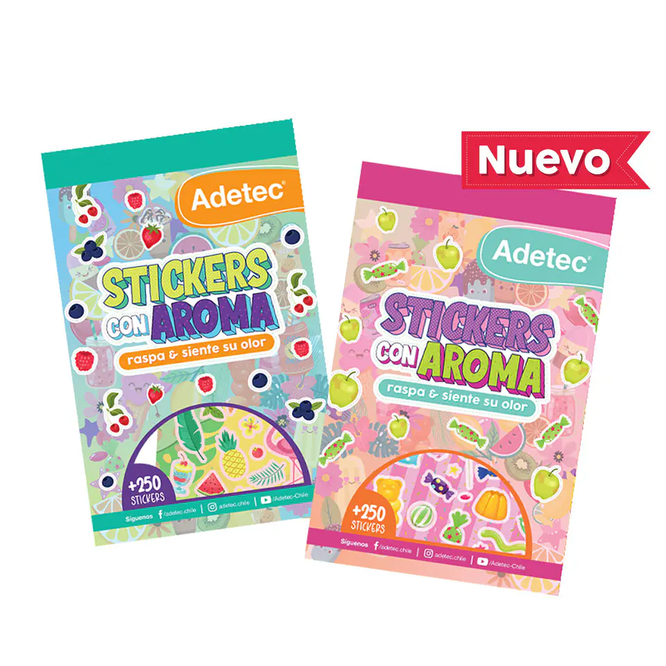 Block stickers con aroma 1