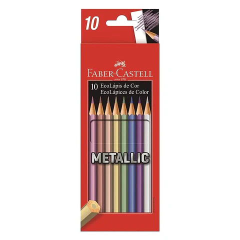 Lápices Faber Castell metálicos