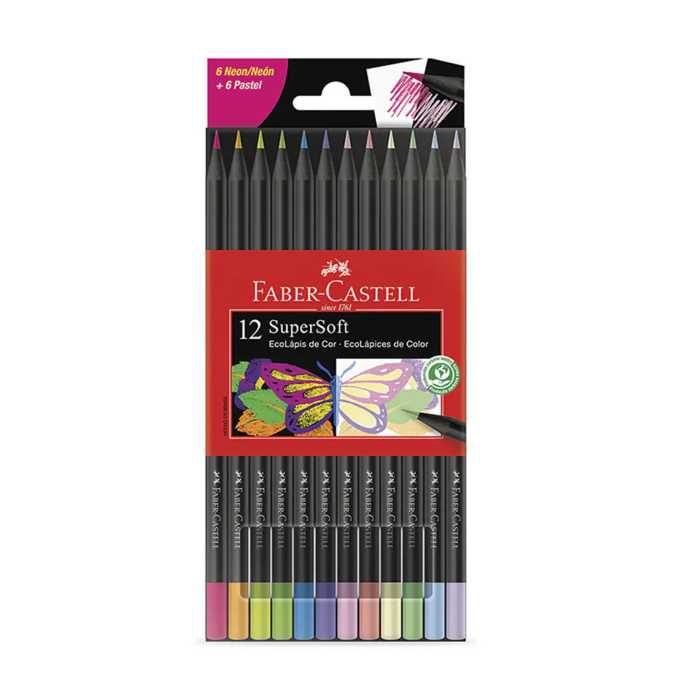 Lápices Faber Castell super soft mix 1