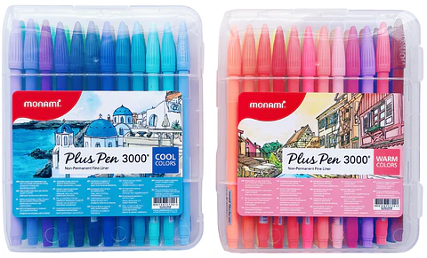 Monami plus pen 48 colores