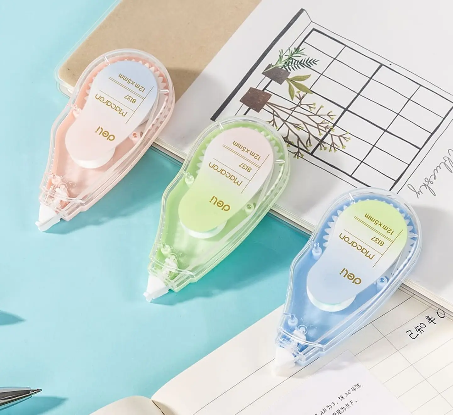 Corrector en cinta macaron 1