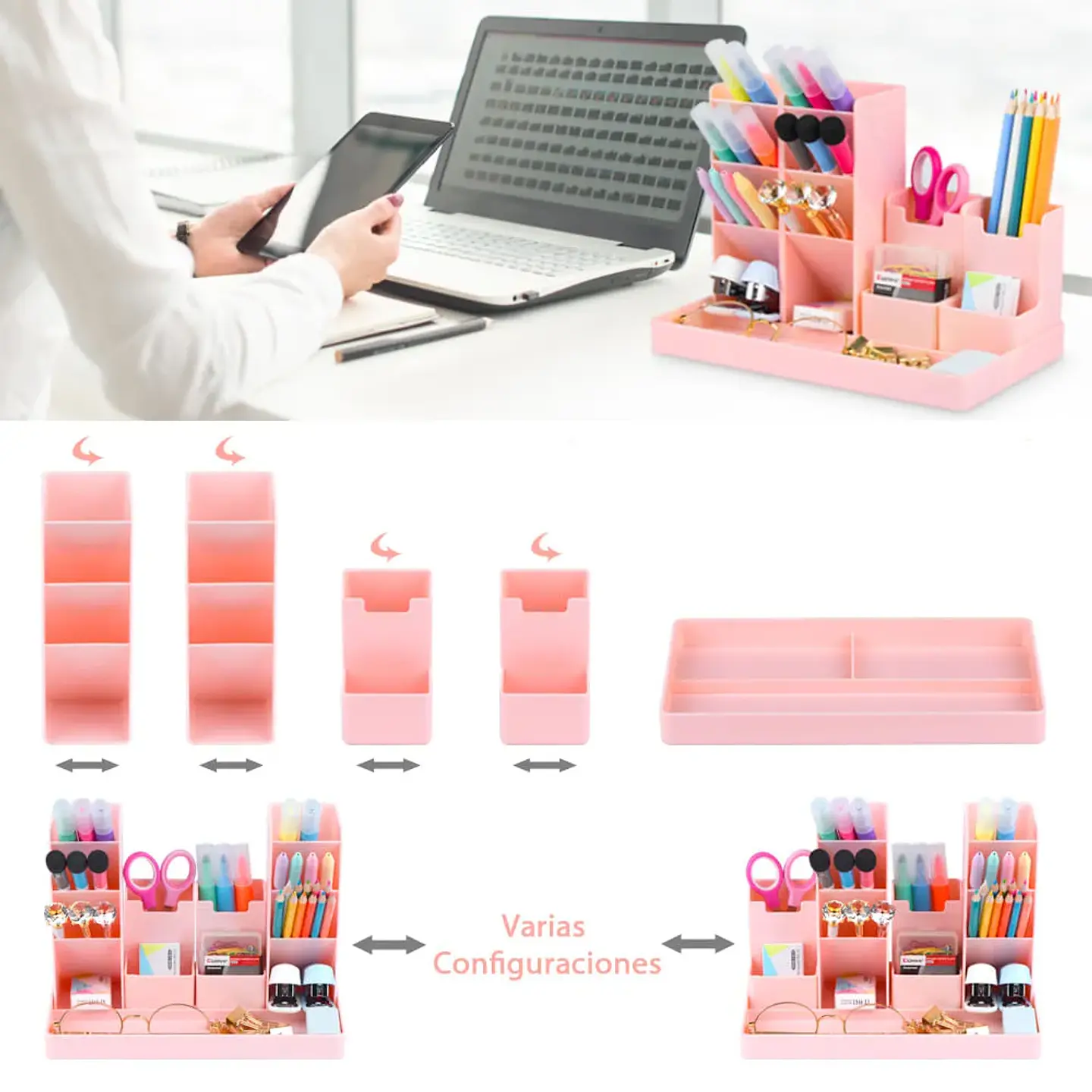 Set organizador de escritorio 5 piezas 3