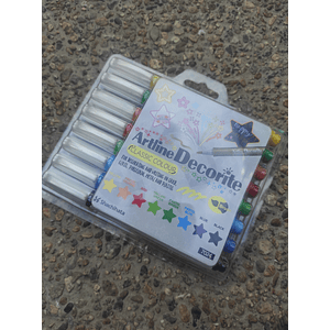 Set 8 marcadores decorite Clasico